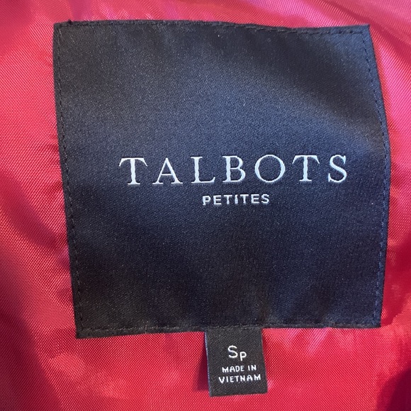Talbots Puffer Vest Duck Down Magenta - Picture 4 of 6